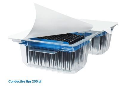 Кондуктивні роботизовані наконечники blackKnights типу Текан, 200 мкл Ріттер ГмбХ